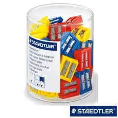Material AFILALAPIZ STAEDTLER PLASTICO RECTANGULAR DOBLE (510 60KP50)