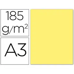 CARTULINA A3 185G IRIS AMARILLO CANARIO C200040183 54762
