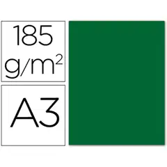 CARTULINA A3 185G IRIS VERDE ABETO C200040209 54770