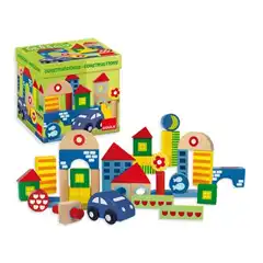 Material JUEGO DISET DIDACTICO PACK 41 PIEZAS ARQUITECTURAS 54859