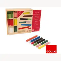 Material JUEGO DISET DIDACTICO REGLETAS 10 X 10 CAJA INDIVIDUAL 54862