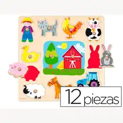 PUZZLE DISET SILUETA GRANJA 54865