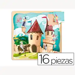 PUZZLE DISET 16 PIEZAS CASTILLO 54871