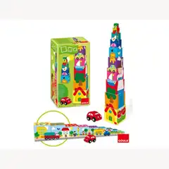 PUZZLE DISET CUBOS APILABLES COCHE 54880