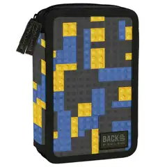 PLUMIER DOBLE CON RELLENO MULTICOLOR PB3DW5 DERFORMSP.J. DEREGOWSCY