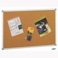 Material TABLERO FAIBO DE CORCHO CON MARCO DE ALUMINIO 80X120 CM. (61180120)