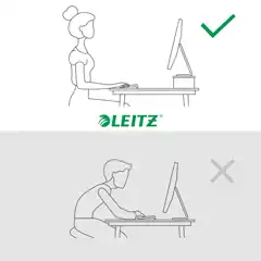 SOPORTE PARA MONITOR MADERA LEITZ ERGO 64340001 SOPORTE PARA MONITOR MADERA LEITZ ERGO 64340001