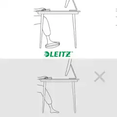 REPOSAPIÉS AJUSTABLE DE ESCRITORIO LEITZ ERGO 65030085 REPOSAPIÉS AJUSTABLE DE ESCRITORIO LEITZ ERGO 65030085