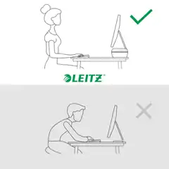 SOPORTE PARA MONITOR AJUSTABLE LEITZ ERGO 65040085 SOPORTE PARA MONITOR AJUSTABLE LEITZ ERGO 65040085