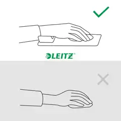 ALFOMBRILLA PARA RATÓN CON REPOSAMUÑECAS AJUSTABLE LEITZ ERGO 65170089 ALFOMBRILLA PARA RATÓN CON REPOSAMUÑECAS AJUSTABLE LEITZ ERGO 65170089