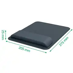 ALFOMBRILLA PARA RATÓN CON REPOSAMUÑECAS AJUSTABLE LEITZ ERGO 65170089 ALFOMBRILLA PARA RATÓN CON REPOSAMUÑECAS AJUSTABLE LEITZ ERGO 65170089