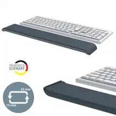 REPOSAMUÑECAS PARA TECLADO AJUSTABLE LEITZ ERGO 65230089 REPOSAMUÑECAS PARA TECLADO AJUSTABLE LEITZ ERGO 65230089