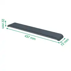 REPOSAMUÑECAS PARA TECLADO AJUSTABLE LEITZ ERGO 65230089 REPOSAMUÑECAS PARA TECLADO AJUSTABLE LEITZ ERGO 65230089