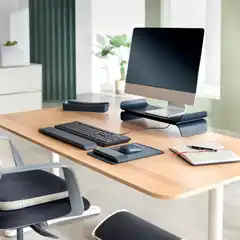 REPOSAMUÑECAS PARA TECLADO AJUSTABLE LEITZ ERGO 65230089 REPOSAMUÑECAS PARA TECLADO AJUSTABLE LEITZ ERGO 65230089