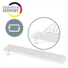 REPOSAMUÑECAS PARA TECLADO AJUSTABLE LEITZ ERGO 65240085 REPOSAMUÑECAS PARA TECLADO AJUSTABLE LEITZ ERGO 65240085