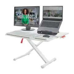 Material CONVERTIDOR DE ESCRITORIO CON BANDEJA PARA TECLADO LEITZ ERGO 65320085