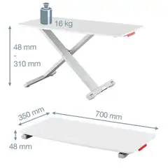 CONVERTIDOR DE ESCRITORIO LEITZ ERGO 65330085 CONVERTIDOR DE ESCRITORIO LEITZ ERGO 65330085