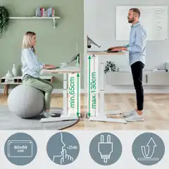 MESA ELEVABLE ELÉCTRICA PEQUEÑA LEITZ ERGO 65340001