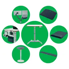 MESA ELEVABLE ELÉCTRICA PEQUEÑA LEITZ ERGO 65340001