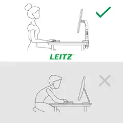BRAZO PARA MONITOR DUAL LEITZ ERGO SPACESAVING 65370089 BRAZO PARA MONITOR DUAL LEITZ ERGO SPACESAVING 65370089