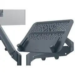 BRAZO DUAL PARA MONITOR Y PORTÁTIL LEITZ ERGO SPACESAVING 65380089 BRAZO DUAL PARA MONITOR Y PORTÁTIL LEITZ ERGO SPACESAVING 65380089