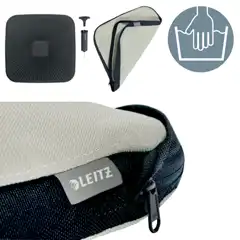 COJÍN DE ASIENTO ACTIVE LEITZ ERGO WOBBLE CON FUNDA DE TELA 65400085 COJÍN DE ASIENTO ACTIVE LEITZ ERGO WOBBLE CON FUNDA DE TELA 65400085