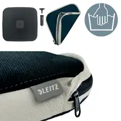 COJÍN DE ASIENTO ACTIVE LEITZ ERGO WOBBLE CON FUNDA DE TELA 65400089 COJÍN DE ASIENTO ACTIVE LEITZ ERGO WOBBLE CON FUNDA DE TELA 65400089