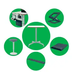 TABURETE ACTIVE COMFORT ALTO LEITZ ERGO 65450085