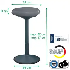 TABURETE ACTIVE COMFORT ALTO LEITZ ERGO 65450089 TABURETE ACTIVE COMFORT ALTO LEITZ ERGO 65450089
