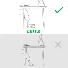 REPOSAPIÉS AJUSTABLE DE ESCRITORIO LEITZ ERGO 83% DE PLÁSTICO RECICLADO 65460089 REPOSAPIÉS AJUSTABLE DE ESCRITORIO LEITZ ERGO 83% DE PLÁSTICO RECICLADO 65460089