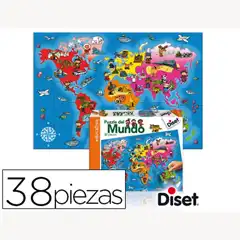 JUEGO DISET DIDACTICO PAISES DEL MUNDO 71727