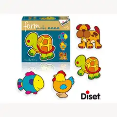 JUEGO DISET DIDACTICO FORM TORTUGA 71729