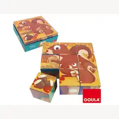 PUZZLE DISET 9 CUBOS ANIMALITOS DEL BOSQUE 71742