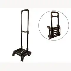 CARRO PORTAMOCHILAS LIDERPAPELPLEGABLE NEGRO 860X280X260 MM 74253
