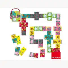 JUEGO DISET DIDACTICO DOMINO ANIMALES DE LA SELVA 75464