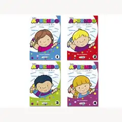 Material CUADERNO P/ COLOREAR Y ACTIVIDADES SOLITO APRENDO P/ NIÑOS DE 3A 5 AÑOS 32 PAGINAS 170X240 MM 76198