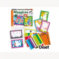 JUEGO DISET DIDACTICO MOSAICOS CON PEGATINAS 78106