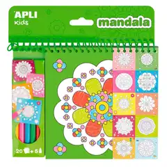 BLOC COLOREAR MANDALAS 20H 1U APLI REF. 17151