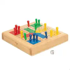 JUEGO VIAJE MADERA PARCHIS 14X14X2.5 CB GAME 8412842475922 AZETA