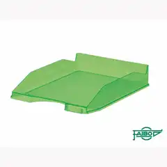 Material BANDEJA FAIBO FLUOR TRANSPARENTE VERDE (9T-19)