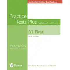 CAMBRIDGE ENGLISH QUALIFICATIONS: B2 FIRST VOLUME 1 PRACTICE TESTS PLUSWITH KEY PEARSON ISBN 9781292208756