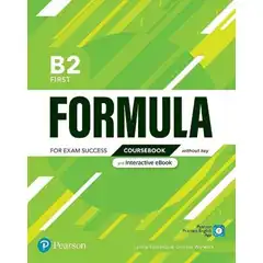 FORMULA B2 FIRST COURSEBOOK AND INTERACT PEARSON ISBN 9781292391427