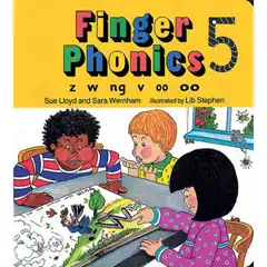 Material FINGER PHONICS BOOK 5: Z, W, NG, V, OO, OO BK 5 (JOLLY PHONICS: FINGER PHONICS) JOLLY LEARNING 9781870946285
