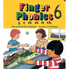 Material FINGER PHONICS BOOK 6: Y, X0, CH, SH, TH, TH BK 6 (JOLLY PHONICS: FINGER PHONICS) JOLLY LEARNING 9781870946292