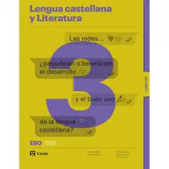 Material LLENGUA CASTELLANA Y LITERATURA 3 ESO CASALS 9788421874165