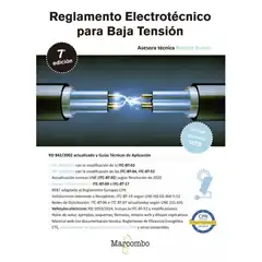 REGLAMENTO ELECTROTECNICO PARA BAJA TENSION MARCOMBO 2021 9788426733719