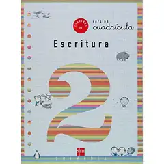 1º EP CUADERNO ESCRITURA 2 CUADRÍCULA GRUPO SM 9788434893627