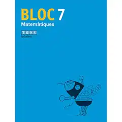 BLOC MATEMÀTIQUES 7 LA GALERA TEXT 9788441215870