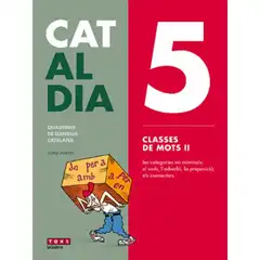 CAT AL DIA 5 CLASSES DE MOTS II  LA GALERA ISBN 9788441230293