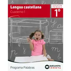 LENGUA CASTELLANA 1 CUADERNO 1 PROGRAMA PALABRAS ANAYA ISBN 9788448944117